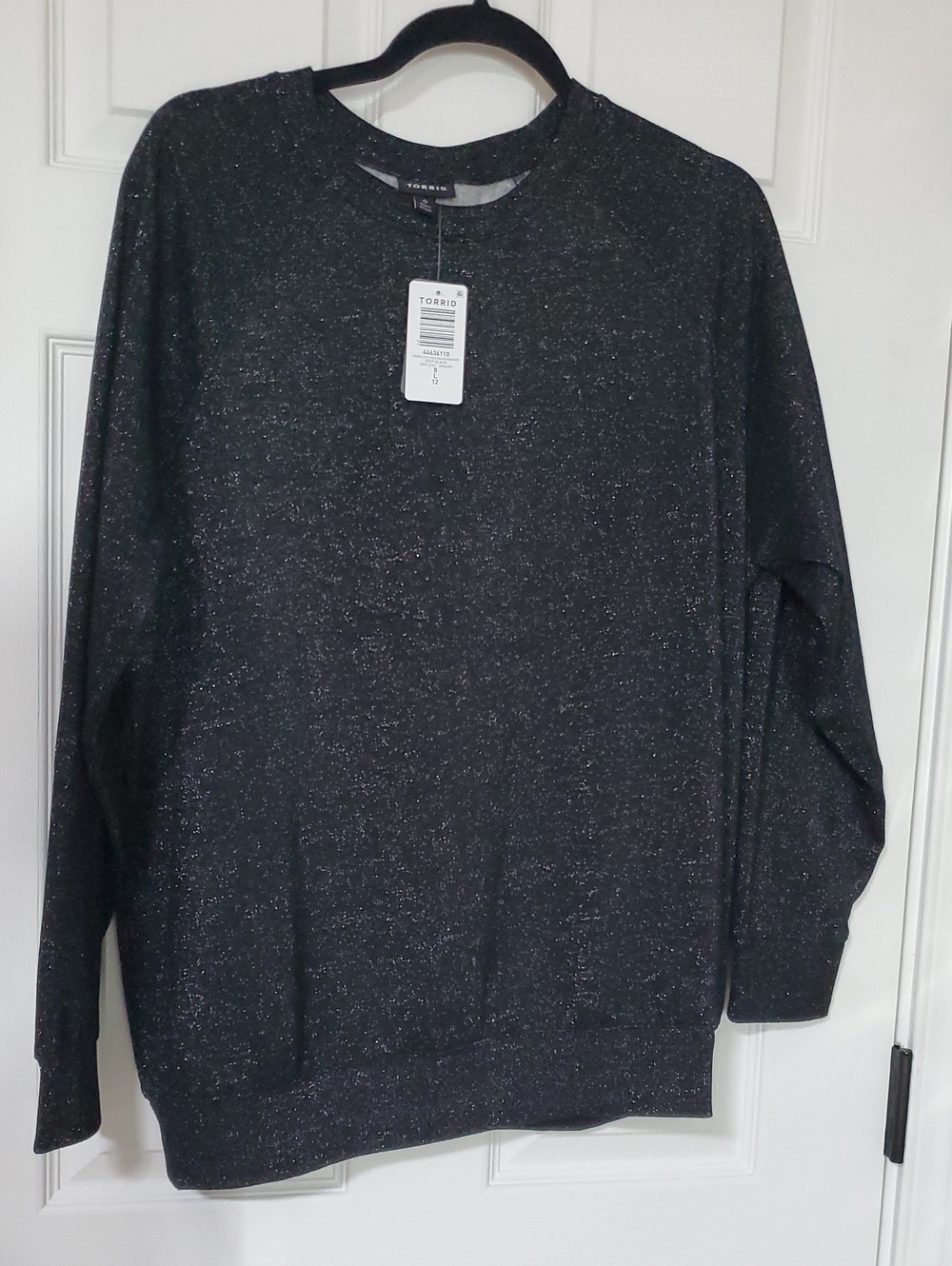 Torrid Black Heather Women’s Crewneck Sweatshirt